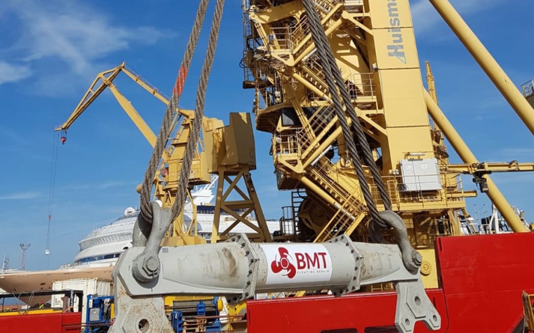 BMT perfoms 275 Tons cargo load tests in Polar Onyx cranes